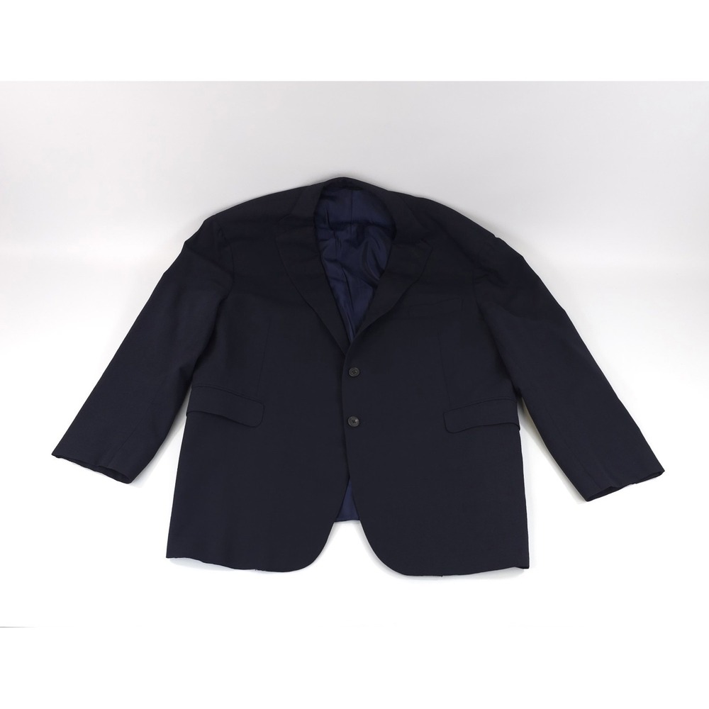 Sid Mashburn Blazer Dark Navy Blue  Wool Made In Italy Size 64 REG